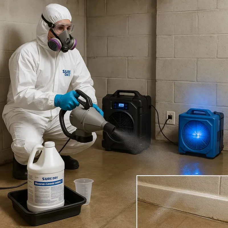 Sanitization and Odor Removal process in Brandon, FL